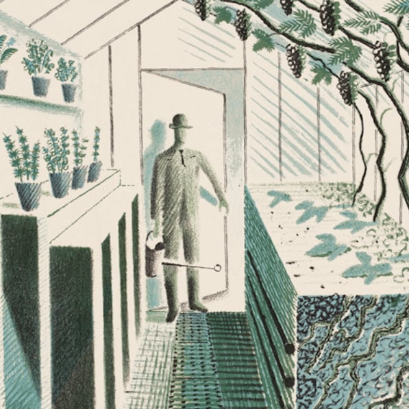 detail - Eric Ravilious The Grape House 1936